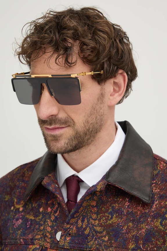 Balmain okulary przeciwsłoneczne TRIOMPHE BPS.168A czarny AA00