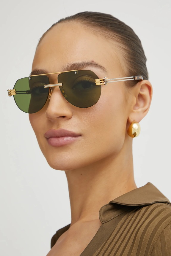 Akcesoria Bottega Veneta okulary BV1342S złoty