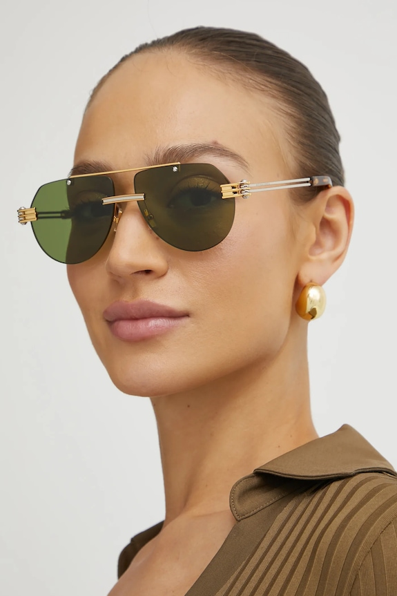 Akcesoria Bottega Veneta okulary BV1342S złoty