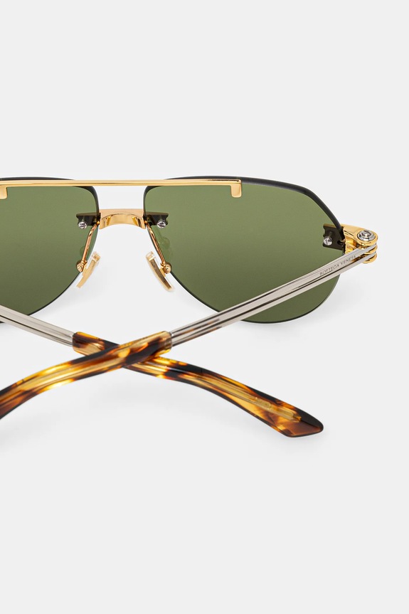 Bottega Veneta okulary BV1342S złoty