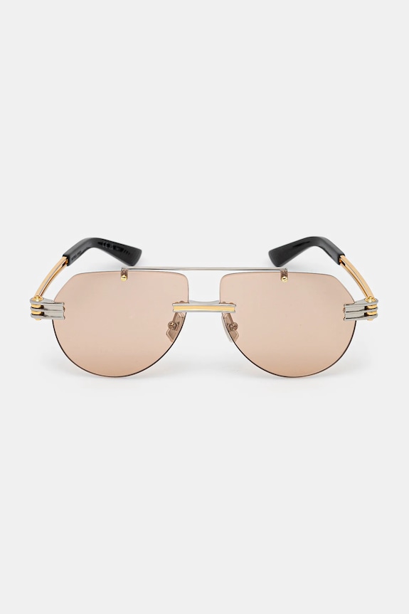 Bottega Veneta ochelari argintiu BV1342S
