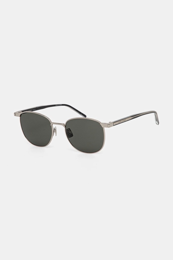 Saint Laurent okulary przeciwsłoneczne jednolita srebrny SL.747