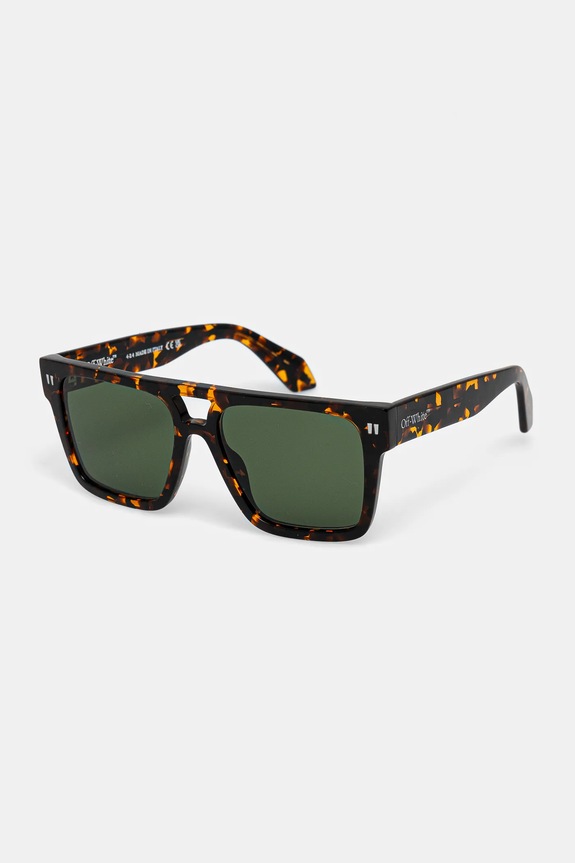 Off-White okulary przeciwsłoneczne jednolita brązowy OERI133.566055