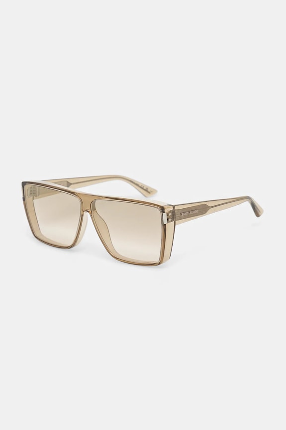 Saint Laurent okulary geometryczne żółty SL.756