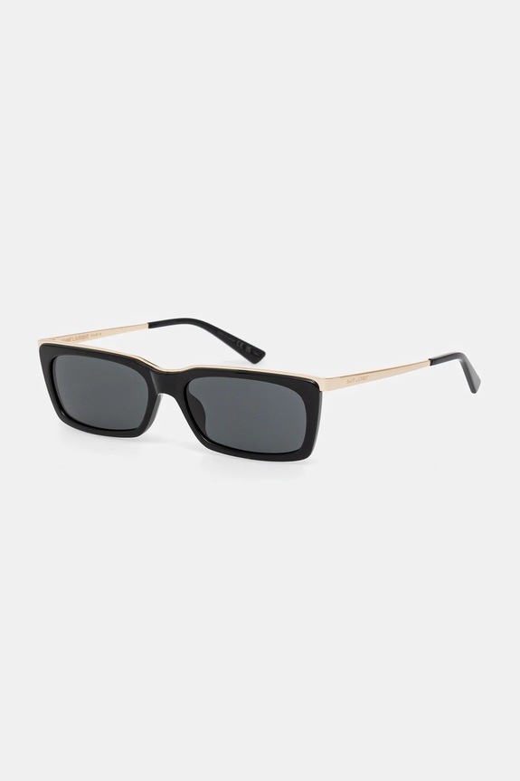 Saint Laurent okulary gładka z detalem czarny SL.766