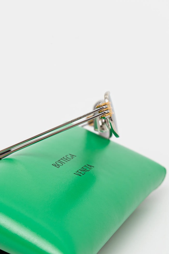 Bottega Veneta occhiali da vista BV1381S argento