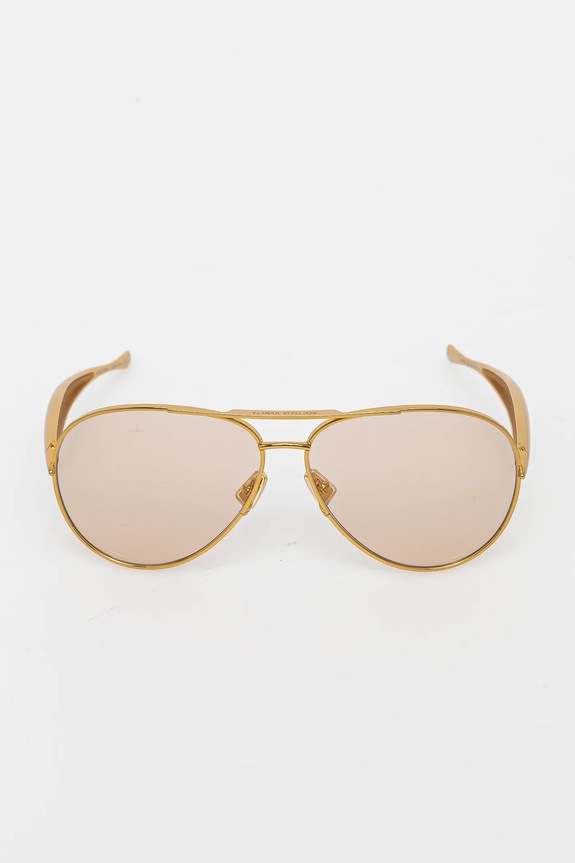 Bottega Veneta okulary BV1305S złoty AA00