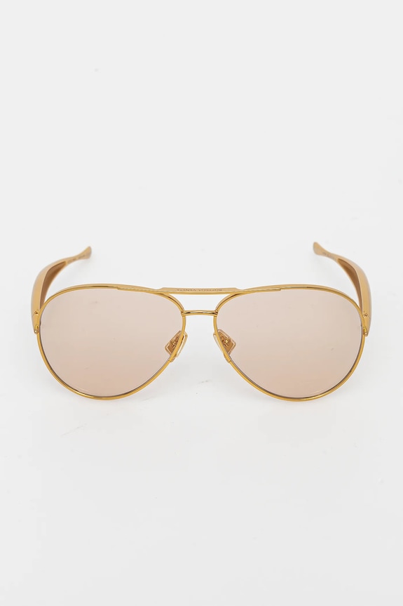 Bottega Veneta okulary BV1305S złoty AA00