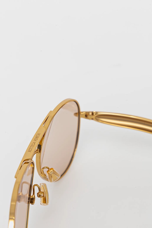 Akcesoria Bottega Veneta okulary BV1305S złoty