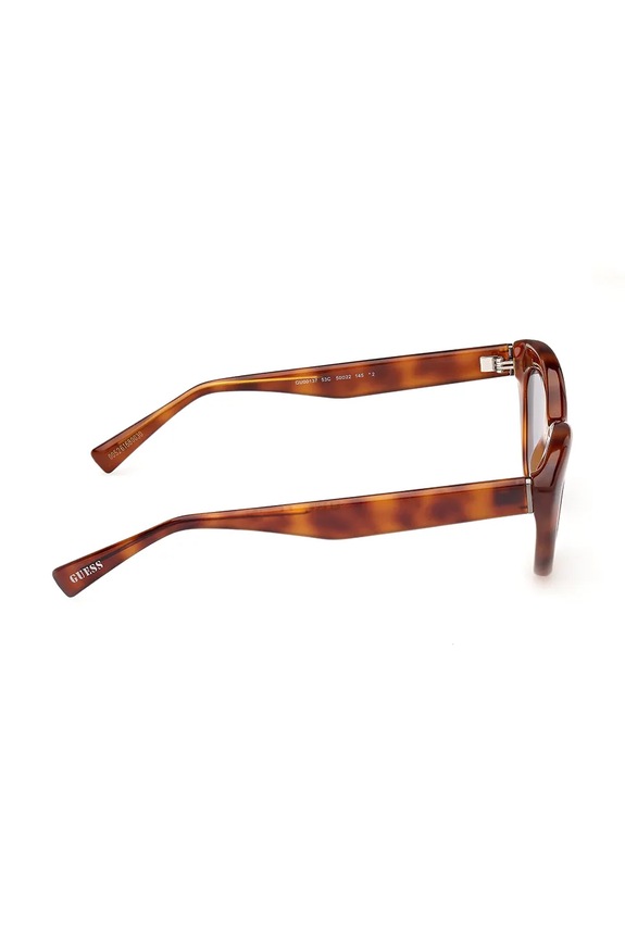 Guess okulary przeciwsłoneczne brązowy GU00137.5053C