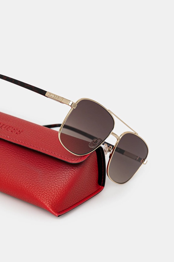 Akcesoria Guess okulary przeciwsłoneczne GU3040.5433F złoty