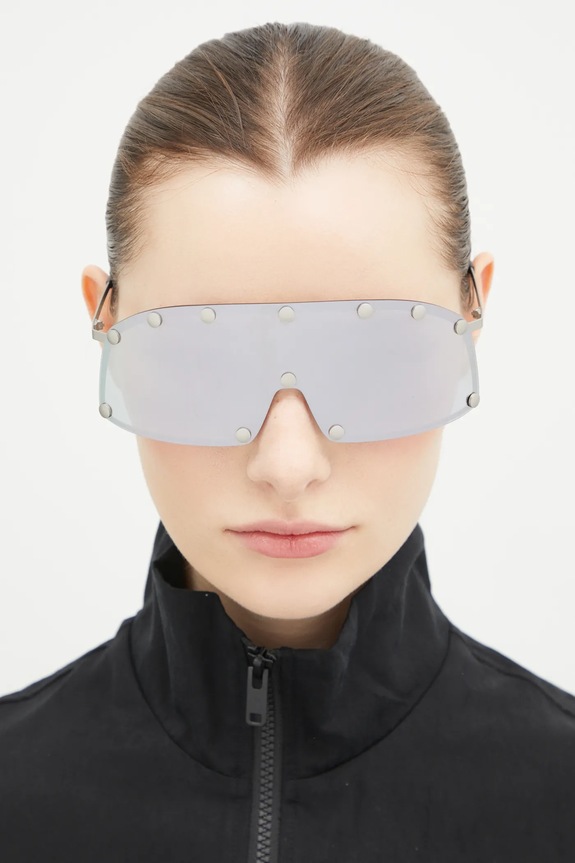 Sunčane naočale Rick Owens reflektirajuća srebrna RG0000001.GSILV