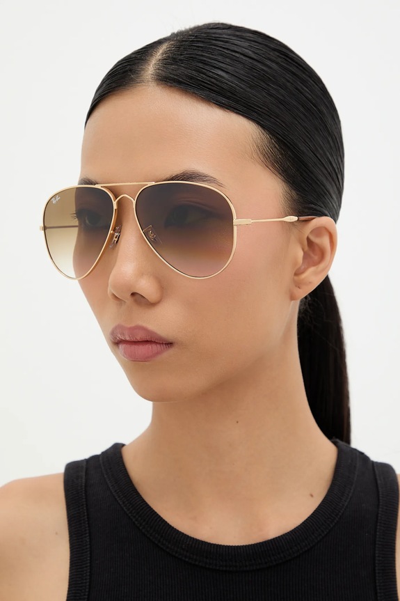 Doplnky Slnečné okuliare Ray-Ban 0RB3825.001/51 zlatá