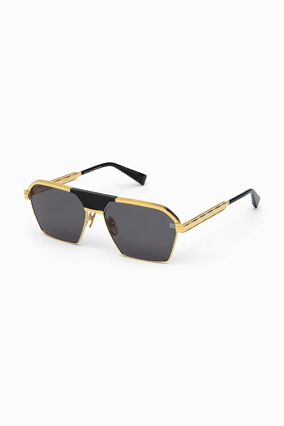 Balmain okulary przeciwsłoneczne SERGEANT jednolita złoty BPS.177A