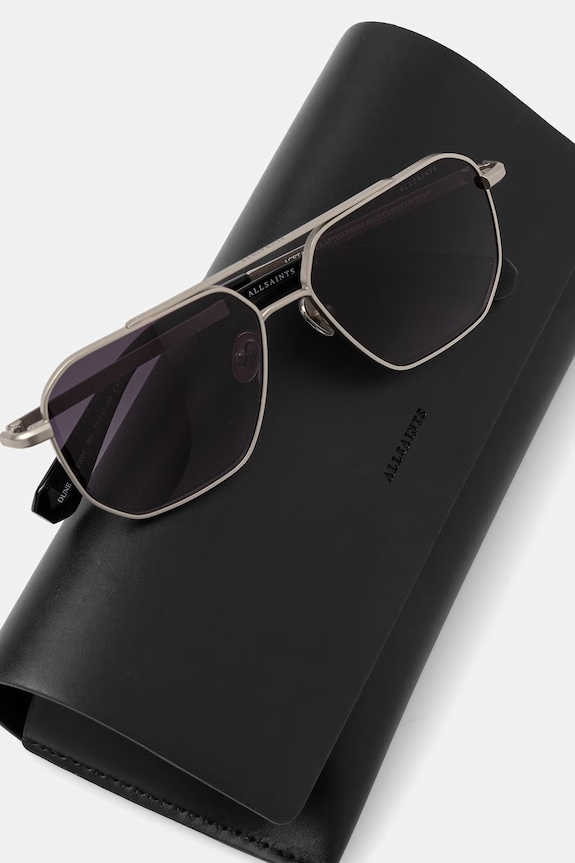 AllSaints slnečné okuliare Dune strieborná ALS7007