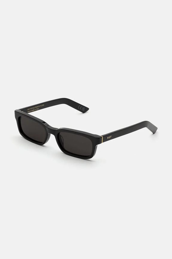 Retrosuperfuture okulary jednolita czarny GESTO.ZZV