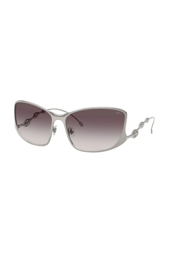 Diesel occhiali da sole rectangle grigio 0DL1013