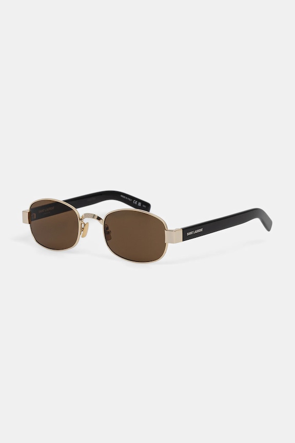 Slnečné okuliare Saint Laurent hladký zlatá SL.706