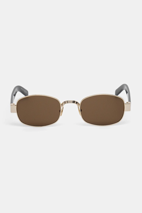 Slnečné okuliare Saint Laurent zlatá SL.706
