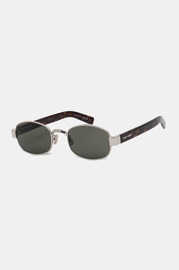 Slnečné okuliare Saint Laurent hladký strieborná SL.706