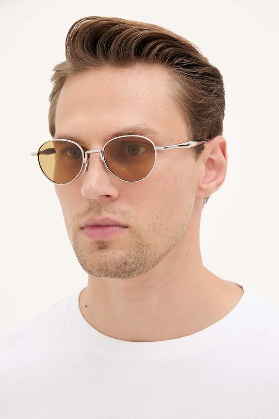 Bottega Veneta okulary przeciwsłoneczne BV1396S srebrny AA00