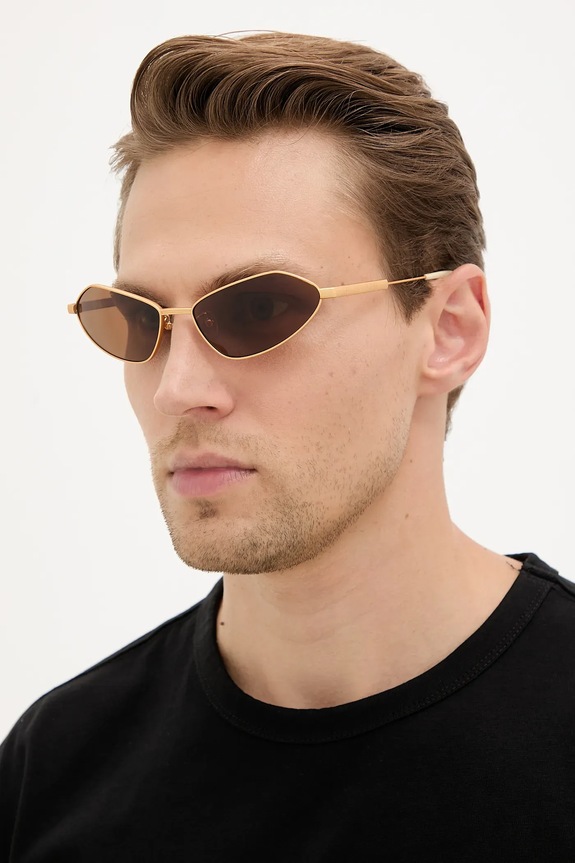 Jacquemus okulary przeciwsłoneczne BAMBINO JAC68C1SUN złoty AA00
