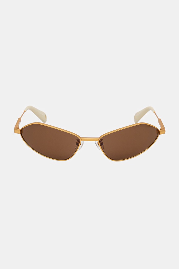 Jacquemus okulary przeciwsłoneczne BAMBINO złoty JAC68C1SUN
