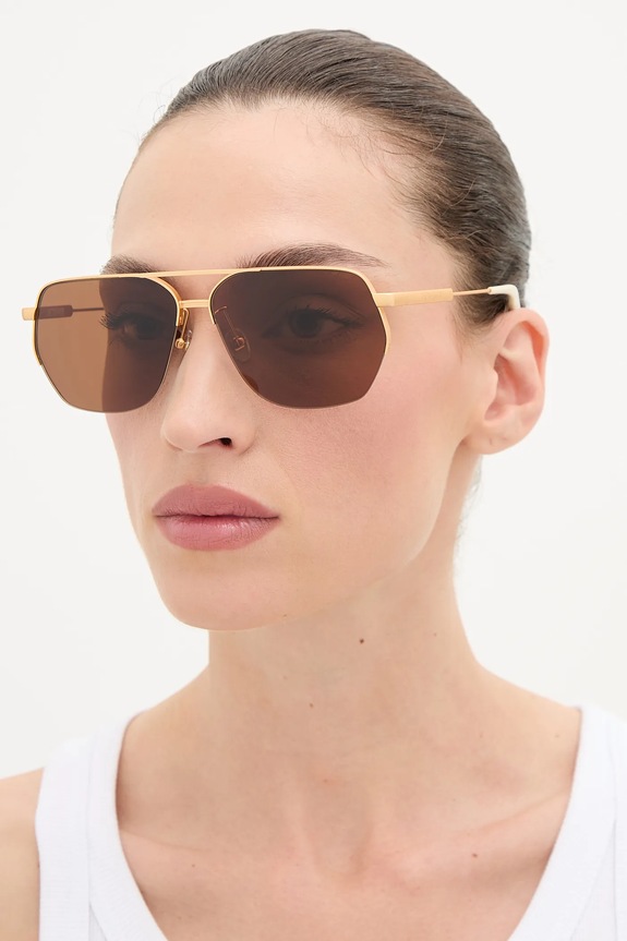 Kiegészítők Jacquemus napszemüveg AVIADOR JAC67C1SUN arany