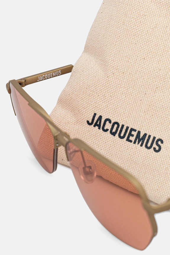 Jacquemus okulary przeciwsłoneczne AVIADOR JAC67C5SUN różowy
