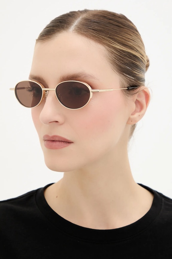 Аксесуари Сонцезахисні окуляри Alexander McQueen AM0523S золотий