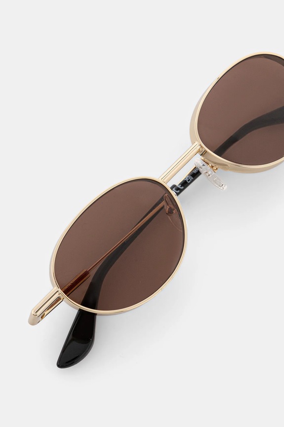 Солнцезащитные очки Alexander McQueen AM0523S золотой