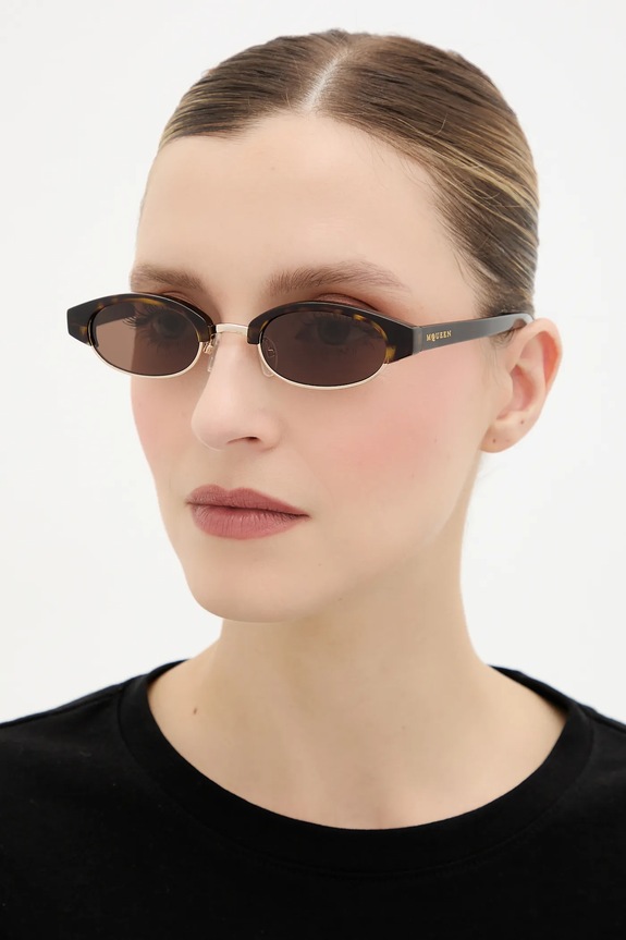 Kiegészítők Alexander McQueen napszemüveg AM0534S barna