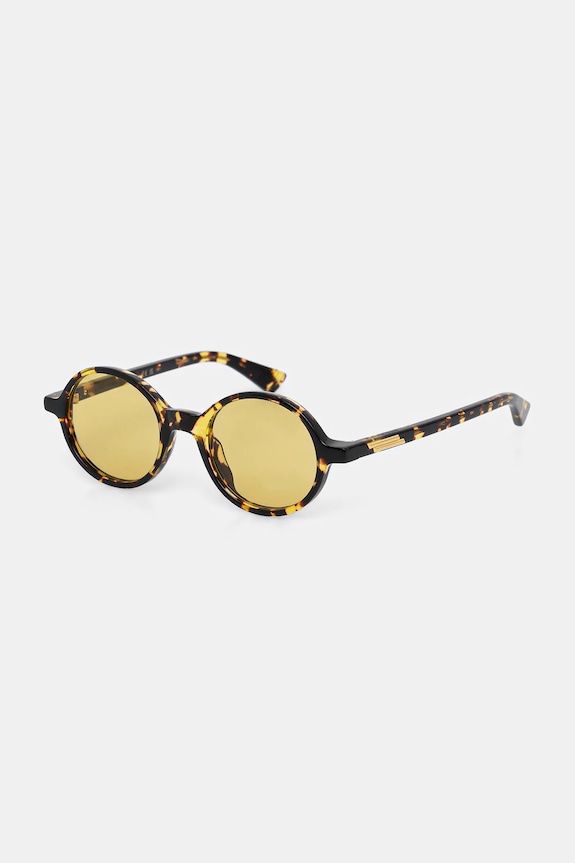 Bottega Veneta Ochelari de soare uniforme galben BV1430S