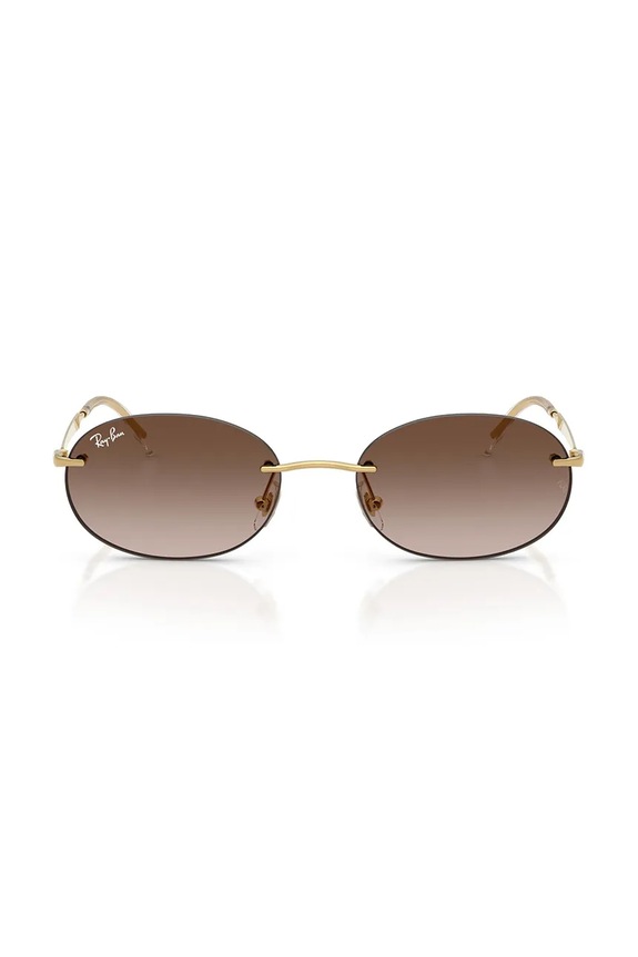 Ray-Ban okulary przeciwsłoneczne złoty 0RB3767