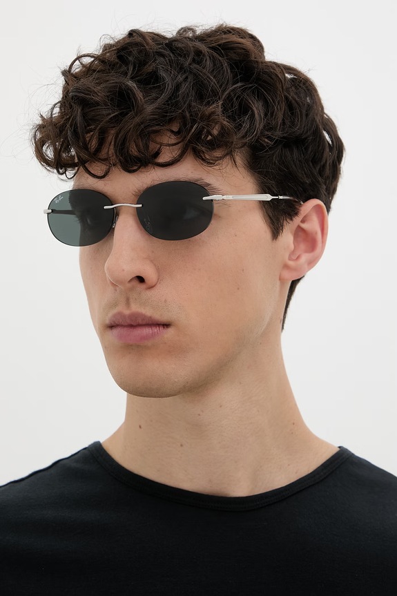 Ray-Ban occhiali da sole 0RB3767 argento AA00
