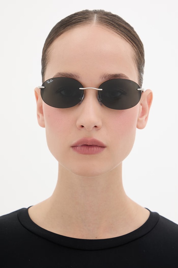Ray-Ban sunčane naočale 0RB3767 srebrna AA00