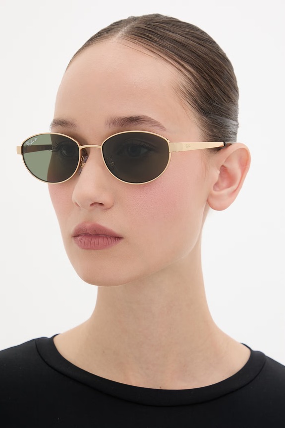 Ray-Ban slnečné okuliare 0RB3774D zlatá AA00