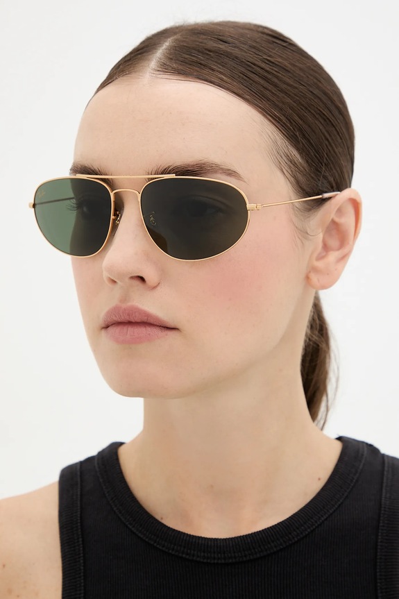Akcesoria Ray-Ban okulary przeciwsłoneczne 0RB3945 złoty