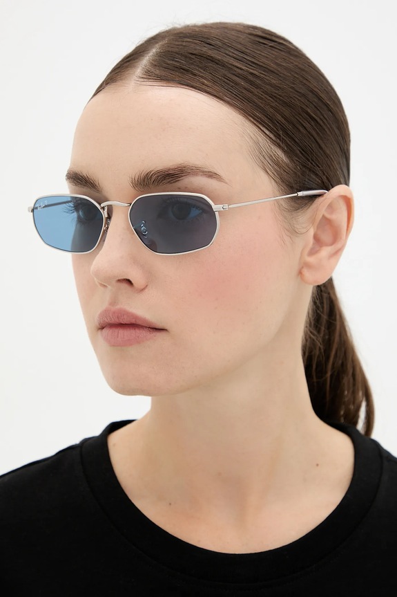 Akcesoria Ray-Ban okulary przeciwsłoneczne 0RB3947.003/S2 srebrny