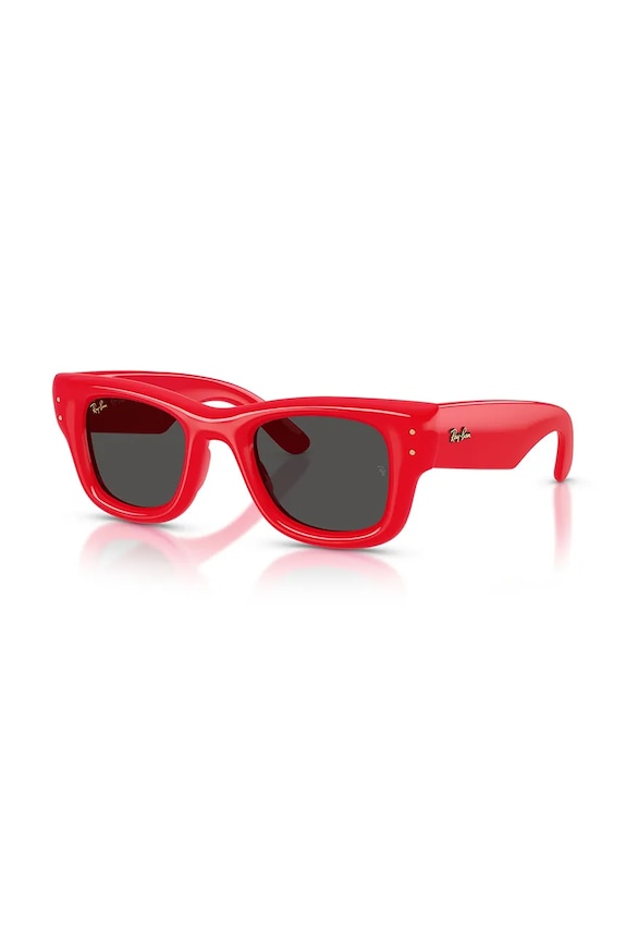 Ray-Ban occhiali da sole a tinta unita rosso 0RB4940