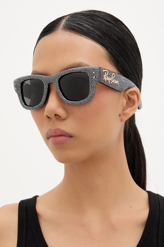 Akcesoria Ray-Ban okulary przeciwsłoneczne 0RB4940BP srebrny