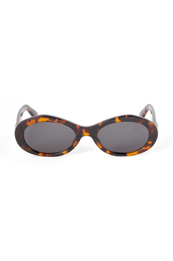 Off-White okrúhle slnečné okuliare hnedá OERI13G.556007
