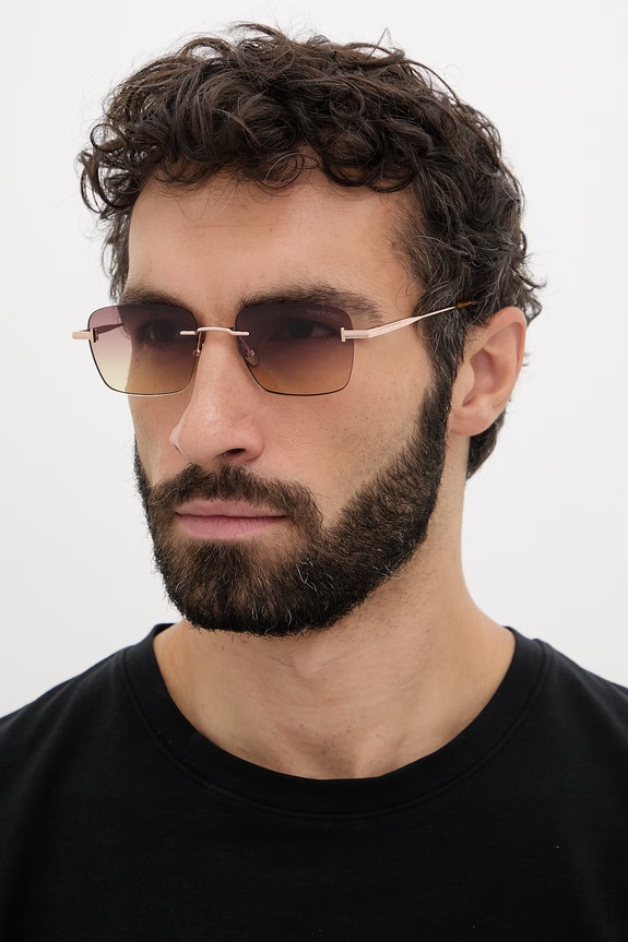 Γυαλιά ηλίου Tom Ford Jake ντεγκραντέ χρυσαφί FT1354.5428Z