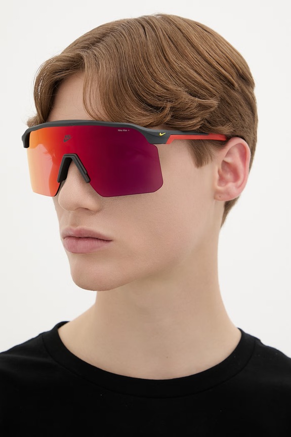 Nike okulary przeciwsłoneczne EXPEDITION SHIELD IU4705X czerwony AA00