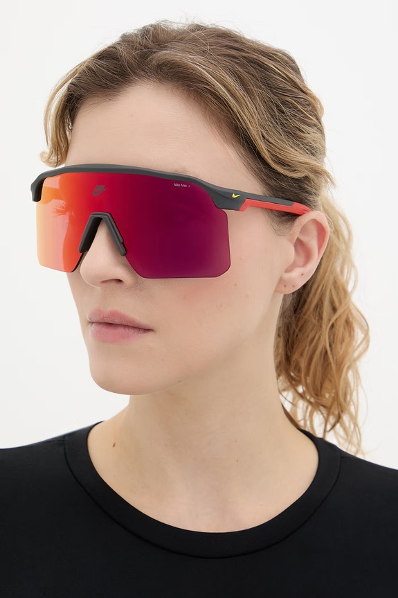 Akcesoria Nike okulary przeciwsłoneczne EXPEDITION SHIELD IU4705X czerwony