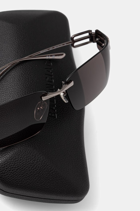 Balenciaga okulary przeciwsłoneczne BB0485SA srebrny