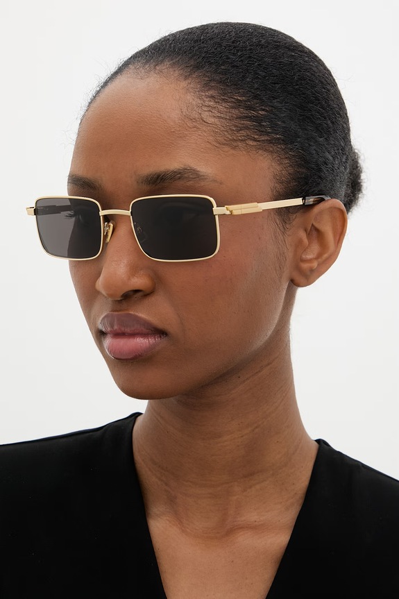 Akcesoria Bottega Veneta okulary przeciwsłoneczne BV1469S złoty