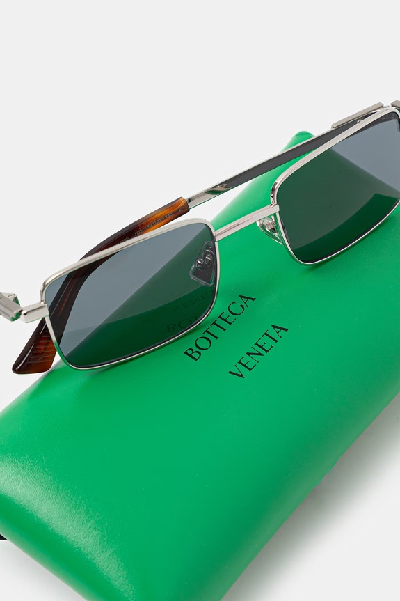 Bottega Veneta okulary przeciwsłoneczne BV1469S srebrny