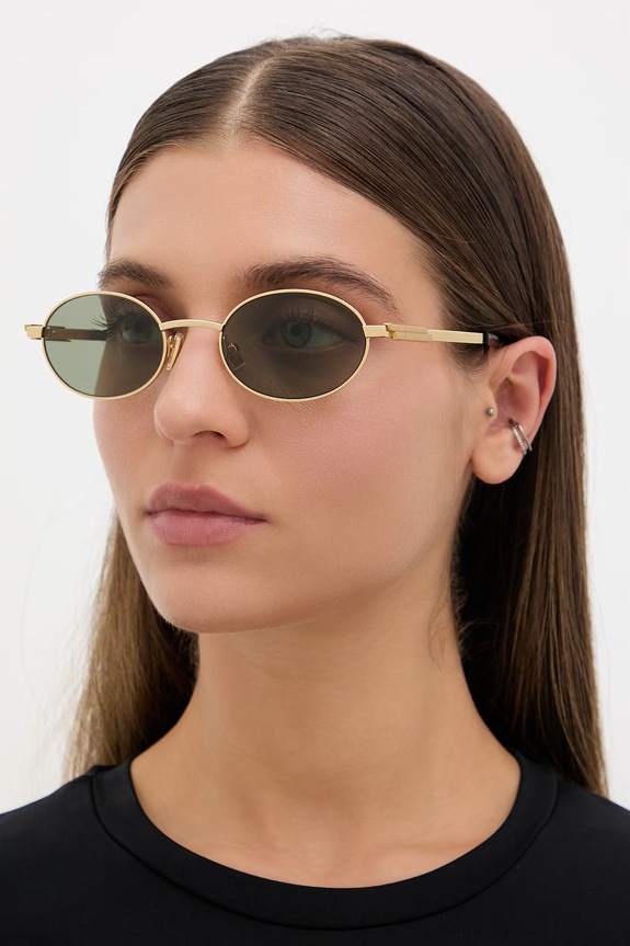 Bottega Veneta okulary przeciwsłoneczne BV1470S złoty AA00