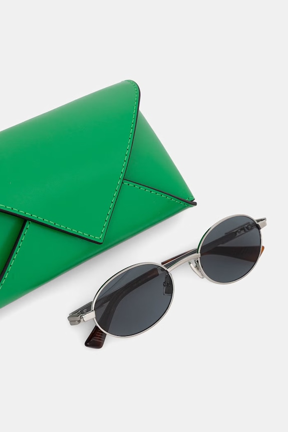 Bottega Veneta slnečné okuliare strieborná BV1470S